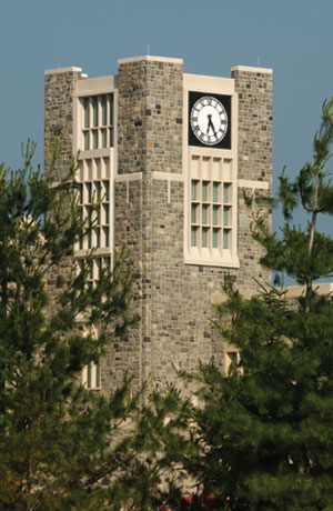 Alumni Center clock tower