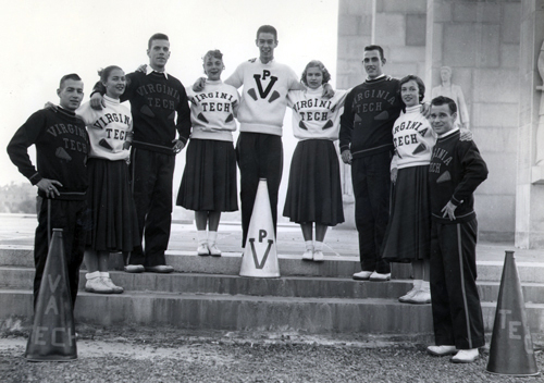 1955-56 cheerleaders