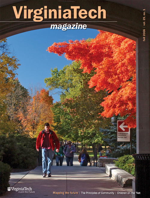 Fall 2006 cover of VT Magazine