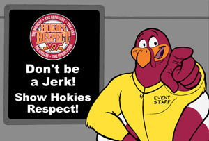Hokie Respect cartoon