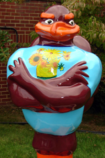 HokieBird statue