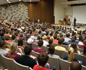 Burruss Hall lobby