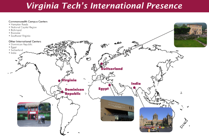 Virginia Tech's international presence