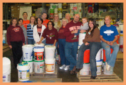 HokieBird Fights Hunger food drive in central Pennsylvania