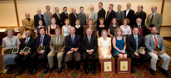 2010 winners of faculty/staff awards presented by the university and Alumni Association
