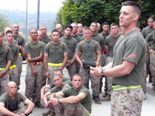 Capt. George Flynn '01 and Echo Company