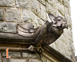 gargoyle on the Virginia Tech campus