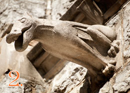 gargoyle on the Virginia Tech campus