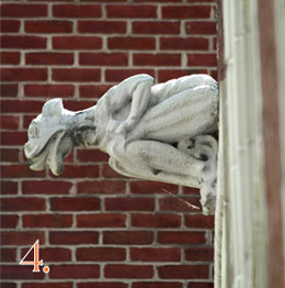 gargoyle on the Virginia Tech campus