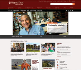 Virginia Tech homepage
