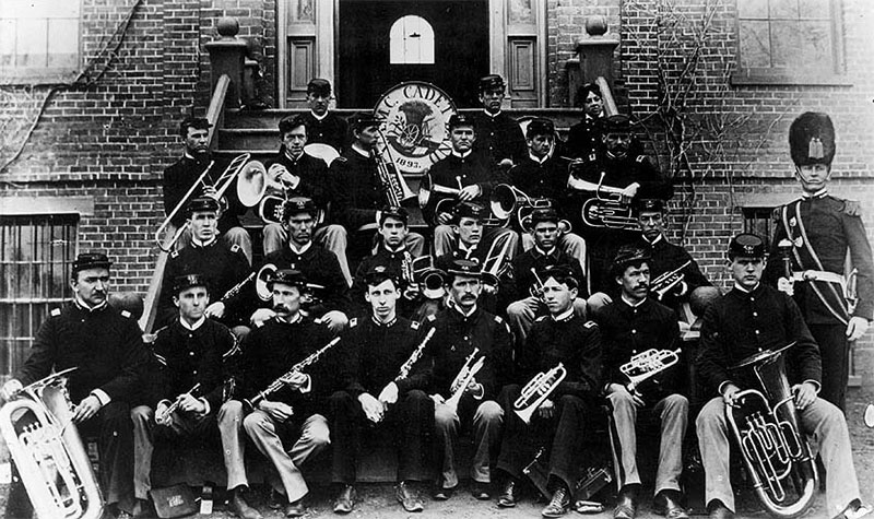 Virginia Tech's first regimental band