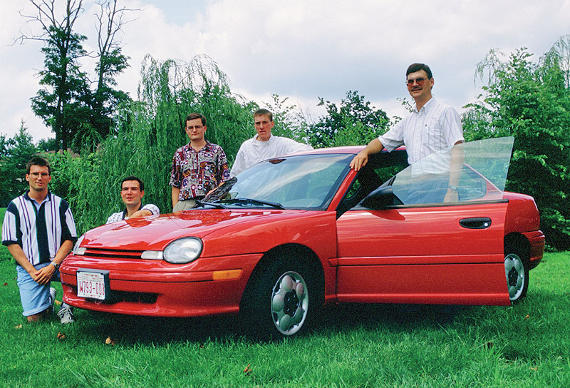 Virginia Tech's hybrid electric car, 1995