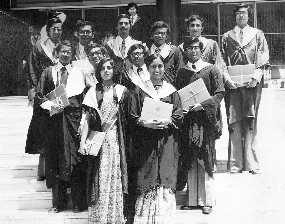 Raman Kumar and 1977 graduating class