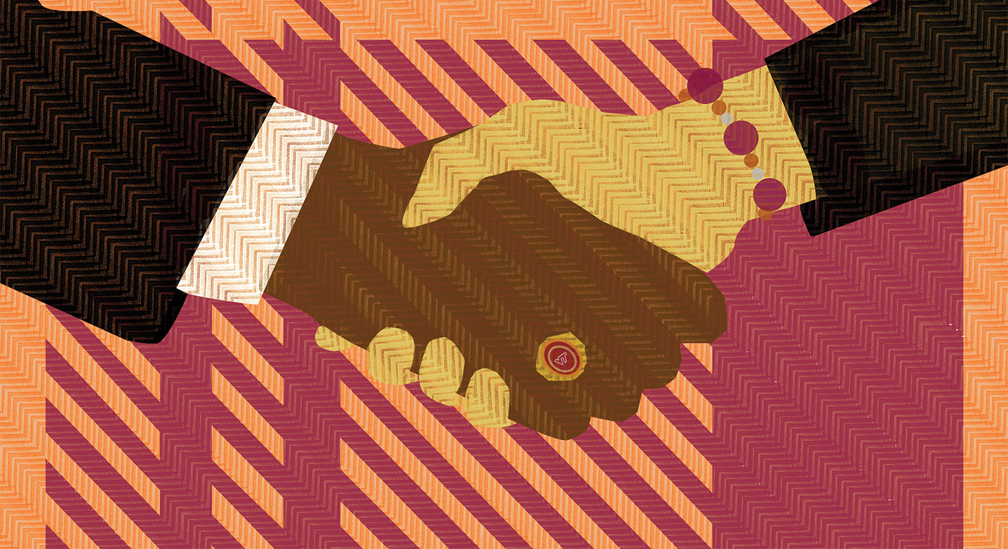 handshake illustration