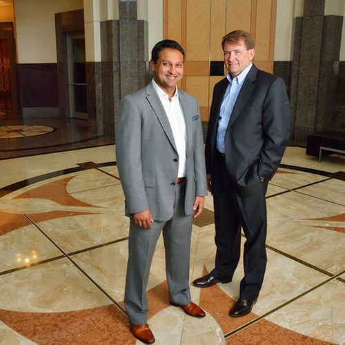 Mehul Sanghani '98 and Robert McCord '84