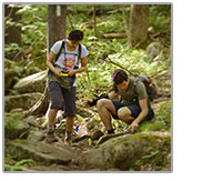 Virginia Tech students on the Appalachian Trail