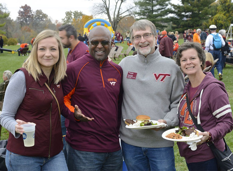 Virginia Tech Alumni Association tailgate