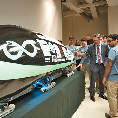 Virginia Tech's Hyperloop pod