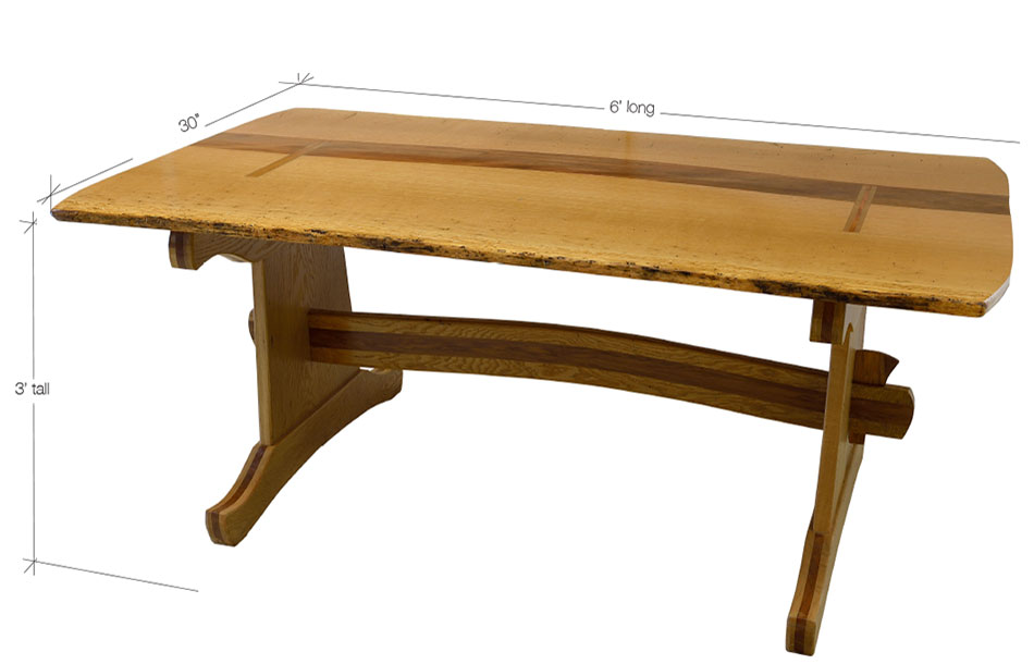 table created by Virginia Tech students in the Wood Enterprise Institute