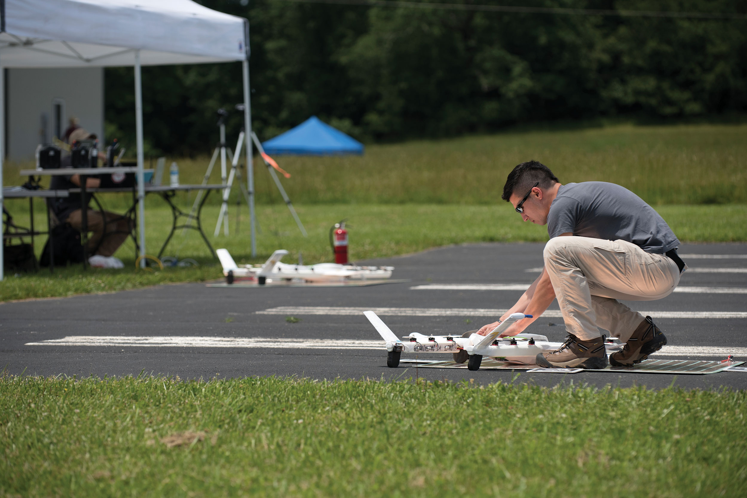 field testing unmanned aircraft