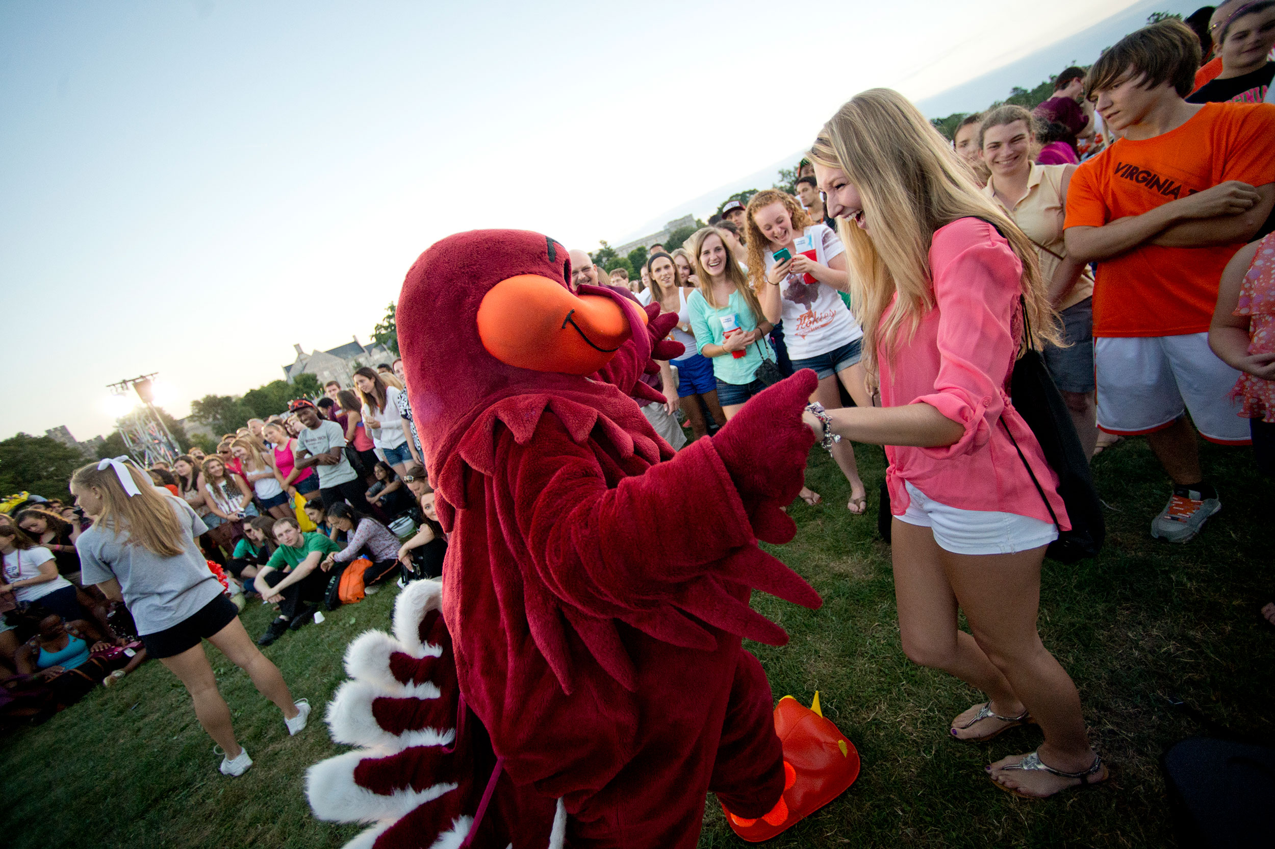 2013 Gobblerfest on the drillfield. HokieBird