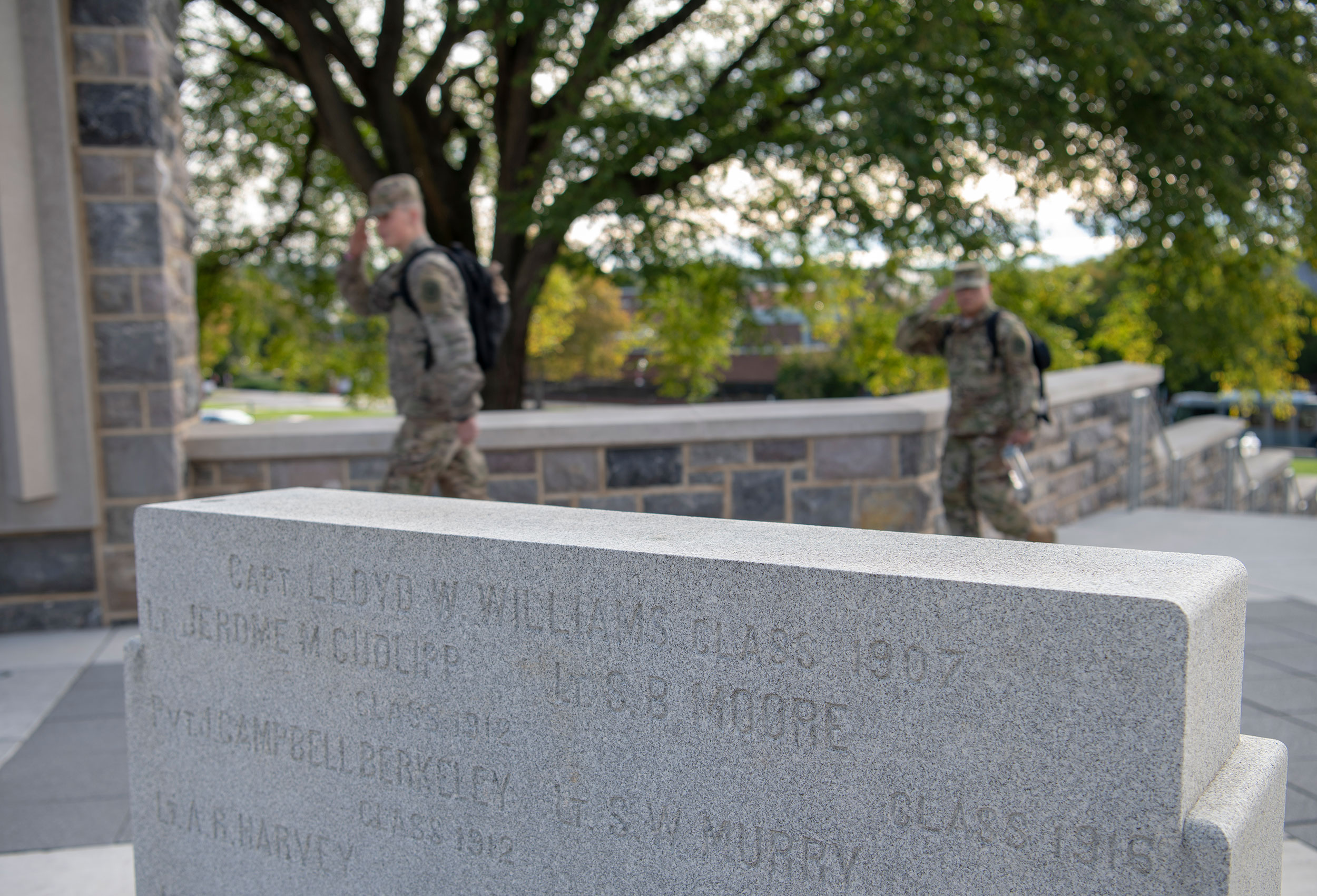 cadets salute The Rock