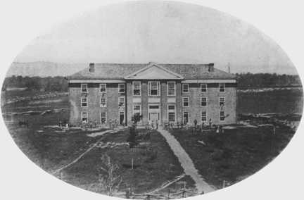 Preston and Olin Hall in 1872