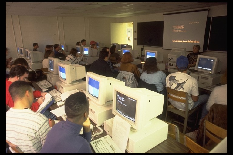 Pamplin computer class 1992