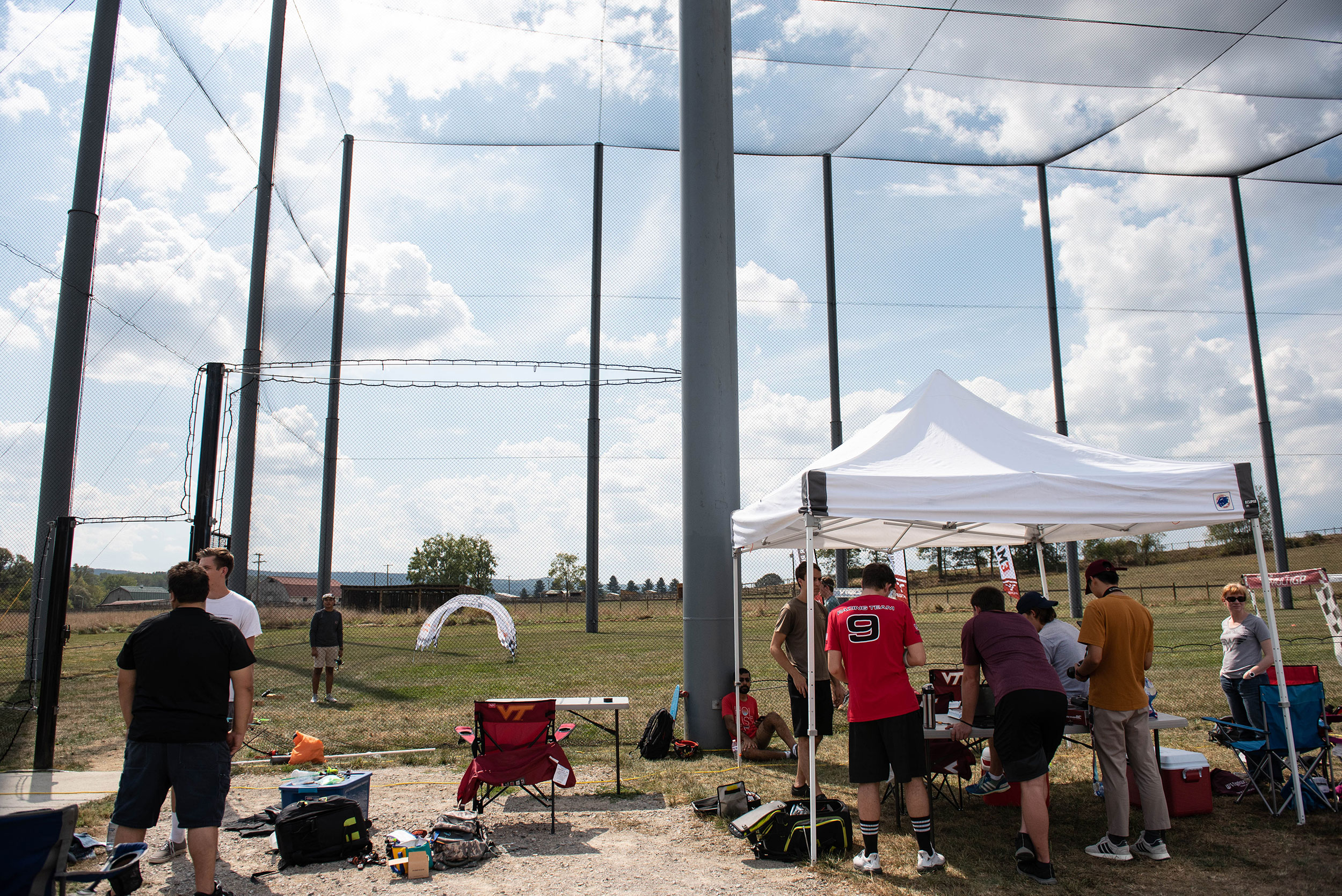 Drone park race day