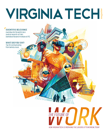 Virginia Tech Magazine, Fall 2020 cover
