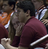 students at Convocation