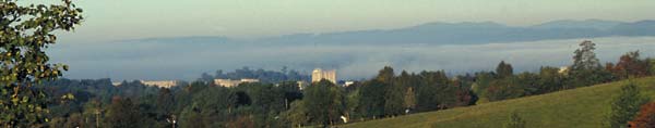 campus in the distance