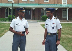 Cadets Ernest and Ericke Cage