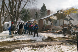 demolition of house