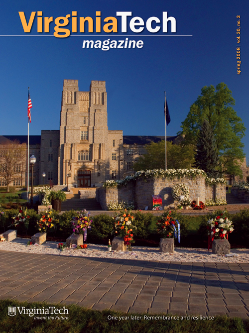 Spring 2008 cover of VT Magazine