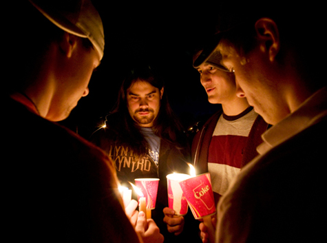 Candlelight vigil