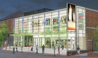 Virginia Tech's new experimental theatre on College Avenue