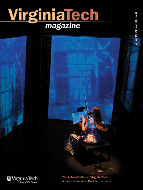 Winter 2009 cover of VT Magazine