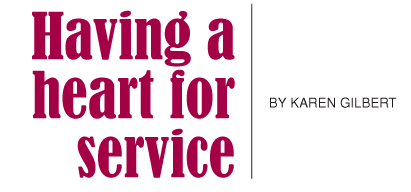 Having a heart for service by Karen Gilbert