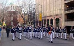 The Virginia Tech Corps of Cadets was well represented at the Governor's Inaugural Parade on Jan. 16 in Richmond, Va. 