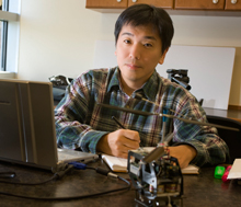 A team of robotics researchers led by Tomonari Furukawa, associate professor of mechanical engineering, will build a team of fully autonomous cooperative battle-ready robots.
