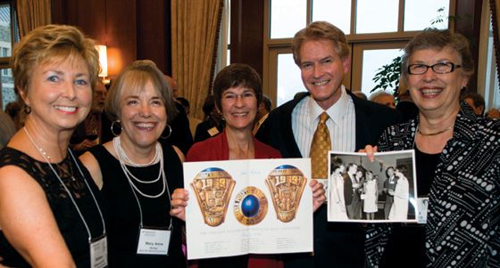 The Class of 1969 celebrating its 40th reunion