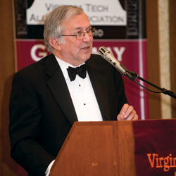 Virginia Tech President Charles W. Steger