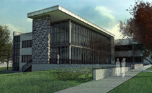 Two major improvements to the Virginia-Maryland Regional College of Veterinary Medicine's main building—a new research facility and an instructional space—will add more than 46,000 square feet to the college. 
