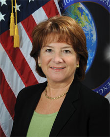 Letitia Long '82, director of the National Geospatial-Intelligence Agency. Photo courtesy of Tony Boone, NGA. 