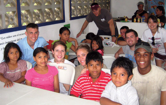 Cadets from Virginia Tech and Virginia Military Institute in Panama