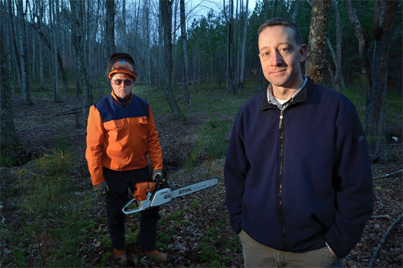 Scott M. Barrett (right) and Bryan Wagner; photo by Jim Stroup