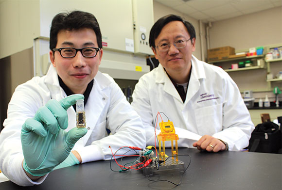 Zhiguang Zhu (M.S. biological systems engineering '09, Ph.D. '13) and Associate Professor Y.H. Percival Zhang