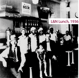 Blacksburg's L&N Lunch, 1936