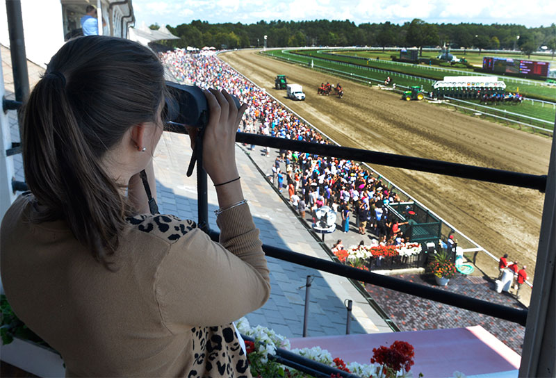 Horse racing steward Erinn Higgins